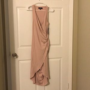 Lulus All the Right Moves blush pink dress